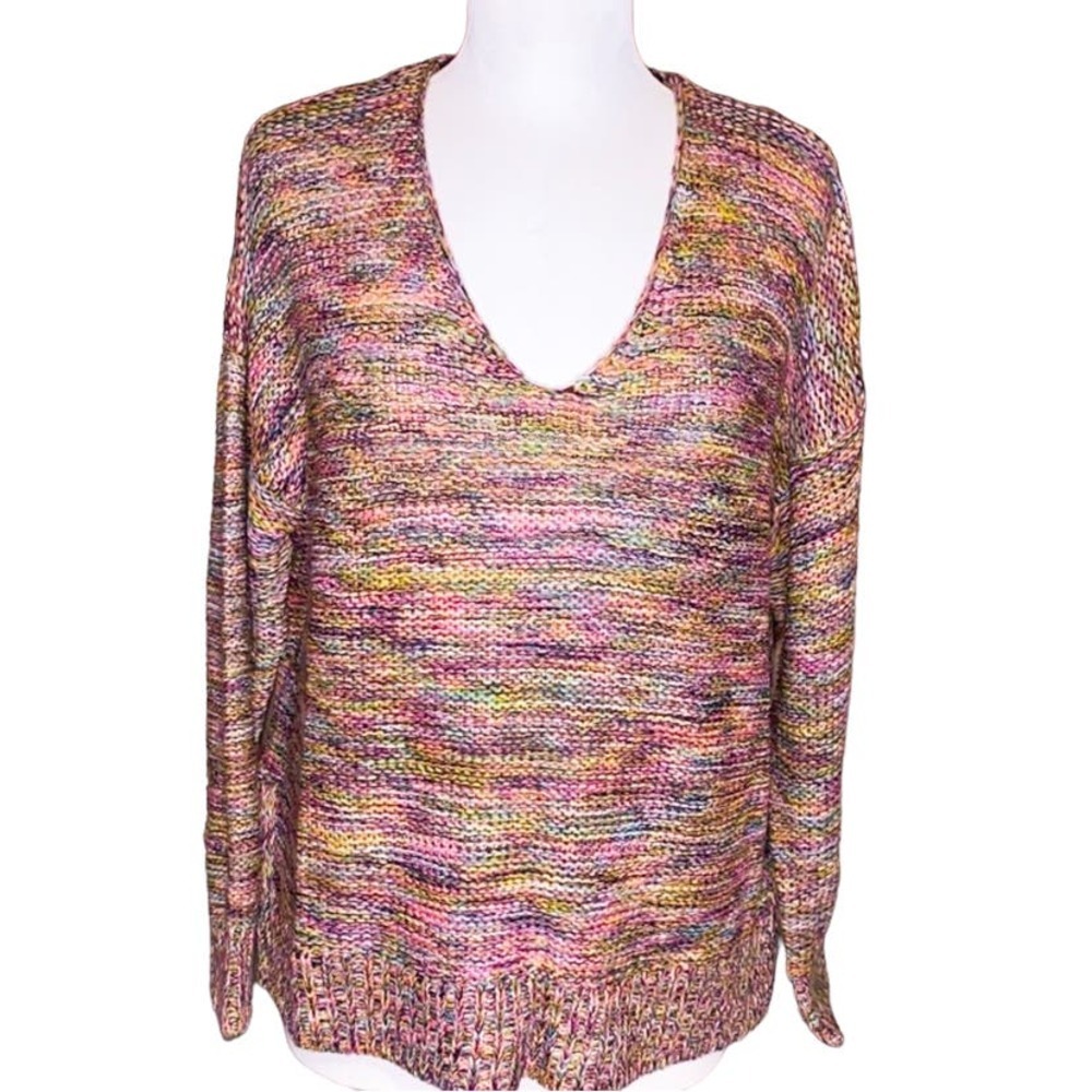 For The Republic Multicolor Knit Sweater